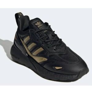 Adidas Women's ZX Series 2K Boost Shoes 90's Inspired Sports Black Size 6.5 NEW